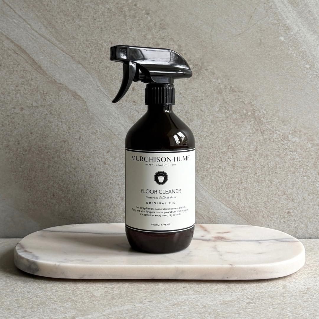 Murchison-Hume Natural Floor Cleaner Spray – Pet-Friendly, Non-Toxic, Plant-Based Formula for Hardwood, Tile & Laminate – Streak-Free Shine, Fresh Scent – 17oz Bottle-Australian White Grapefruit