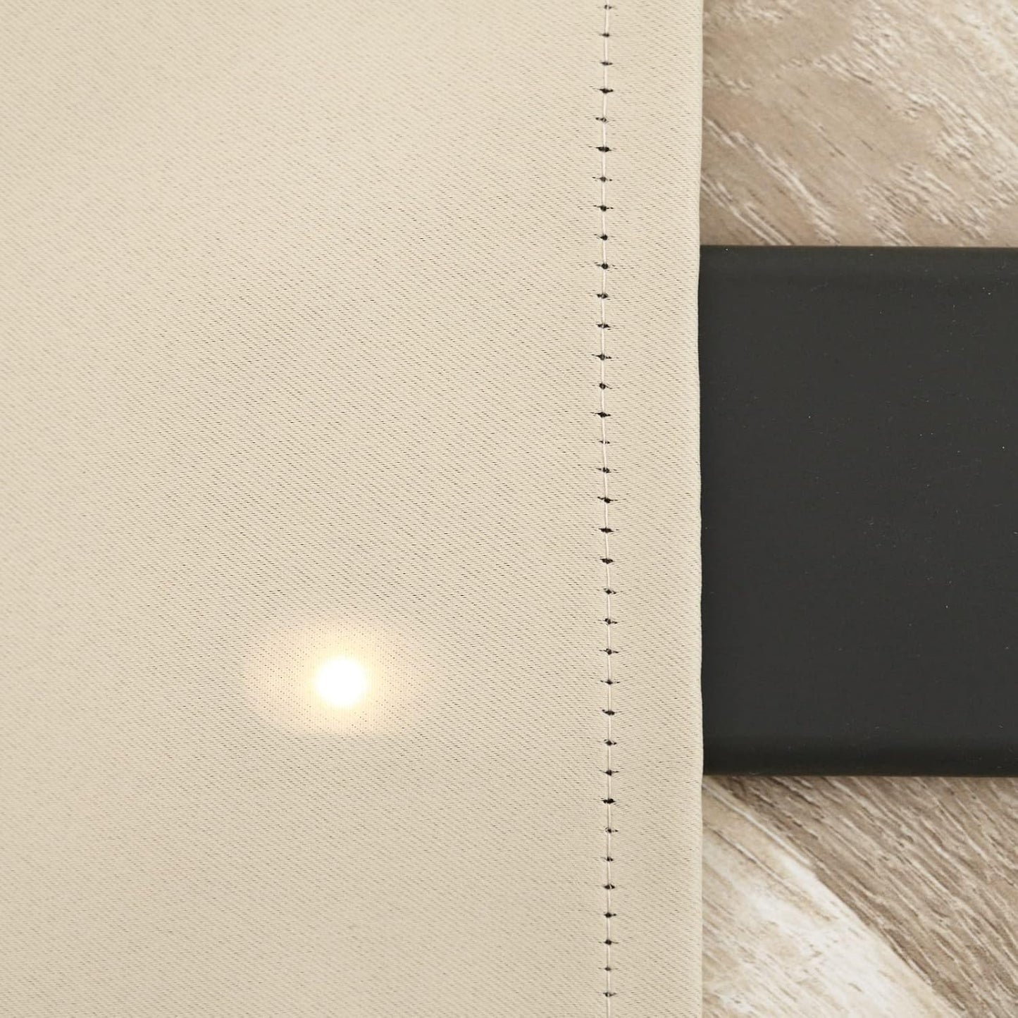 Pickluc Cafe Curtain (Half Window Curtain) 30 Inches Length, Rod Pocket Kitchen Curtain, Short Blackout Curtain for Small Window, 30" Wide and 30" Long, 2 Panels, Ivory