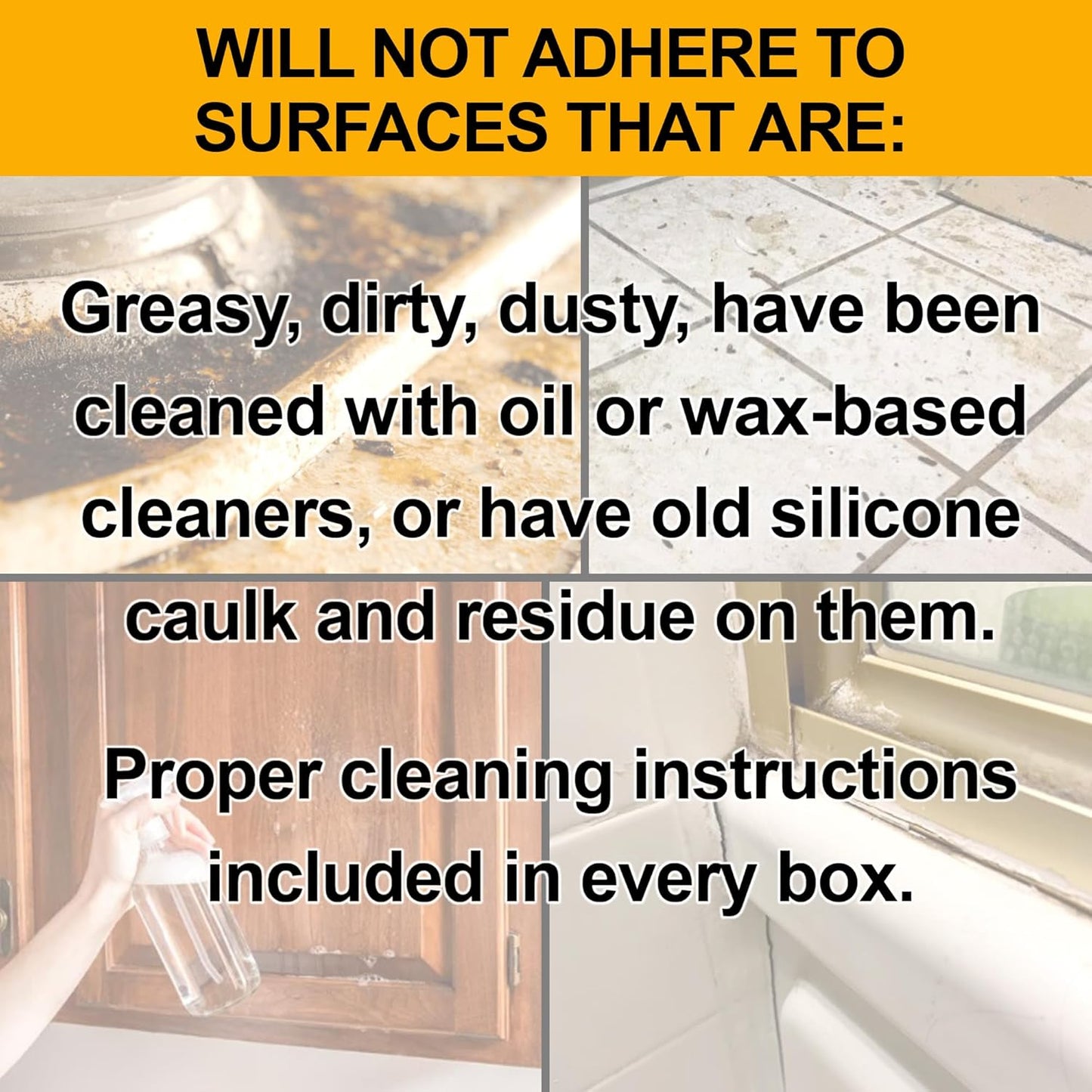 InstaTrim New & Improved Caulk Trim -10ft Ivory 3/4" Wide Caulk Tape - Adhesive Trim with Many Uses Including Caulking for Bathroom, Sinks, and Windows - Made in USA