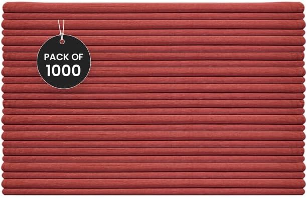 Shop Towels (Red, 1000-Pack) - Bulk Cleaning Towel in a Bag, Mechanic Cotton Wipes for Car Maintenance, Auto Mechanics & Garage, Wipe Grease & Oil, Machine Wash & Reusable