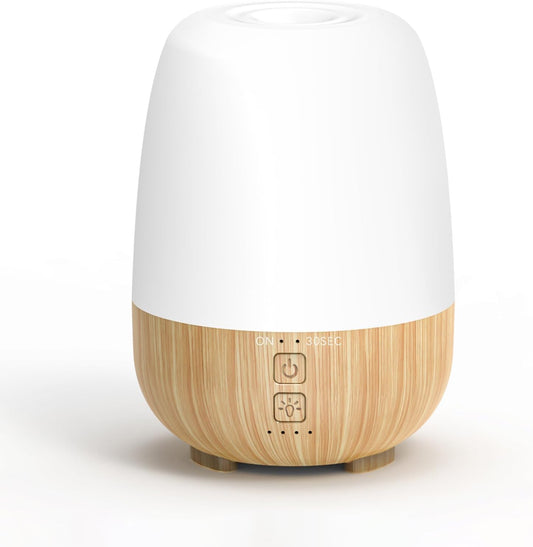 150ML Cordless Essential Oil Diffuser, Built-in 6000mAH Rechargeable Battery, 7-Hour Runtime, 7 LED Color Changing Lights, Portable Aromatherapy Diffuser for Home,Office,Outdoor