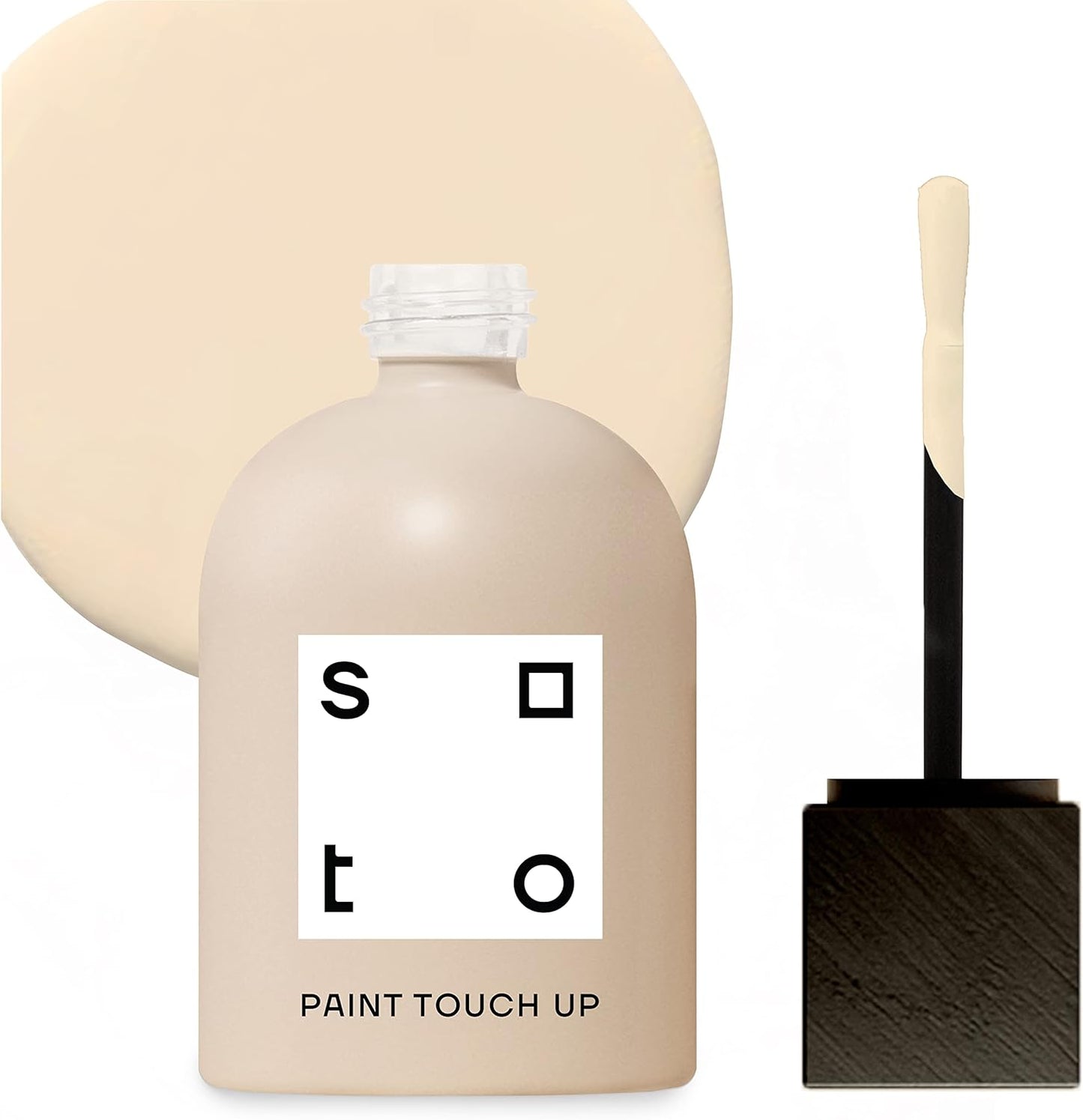 soto Beige Paint Touch Up, Multi-Surface, Matte Finish (No. 13 Smoked Salt) - 1.5 Ounces/45 Milliliters of Scratch Repair for Furniture, Walls, Cabinets, Trim, Doors, Indoor/Outdoor