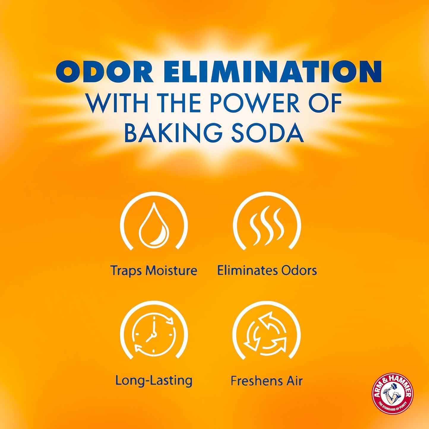 Arm & Hammer Essentials Disposable Moisture Absorber and Odor Eliminator Tub, Linen Fresh, 1 lb., 3-Pack, Attracts and Traps Excess Moisture, Ideal Closet Non-Electric Dehumidifier