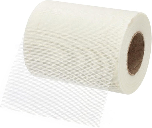 PATIKIL Drywall Repair Mesh Tape, 8 inch x 164 ft Fiberglass Repair Patch Self-Adhesive Dry Wall Joint Tape 12 Mesh Wall Hole Crack and Seam Patch, White