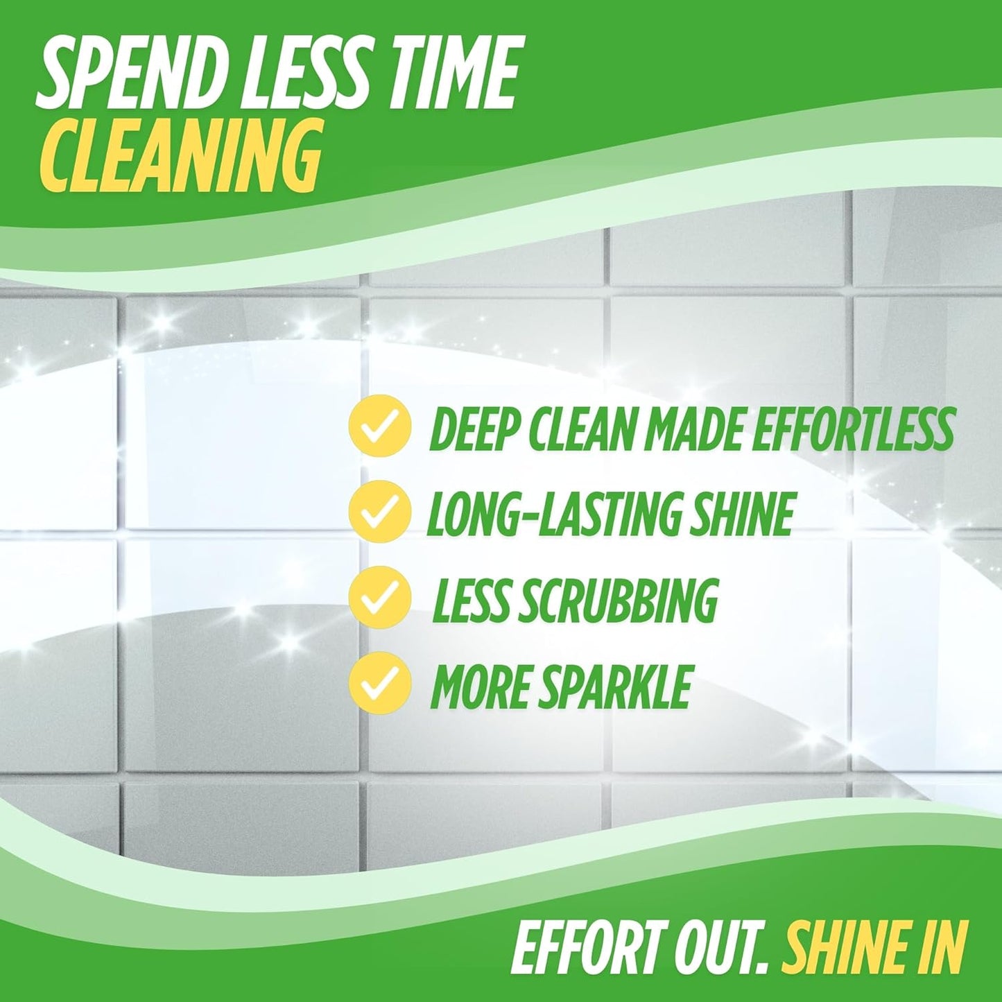 Oh Yuk Tub and Tile Cleaner – All-in-One Spray for Tubs, Tile, Shower Walls, and More | Removes Soap Scum and Residue | Biodegradable, Vegan, Cruelty-Free Formula | Made in USA