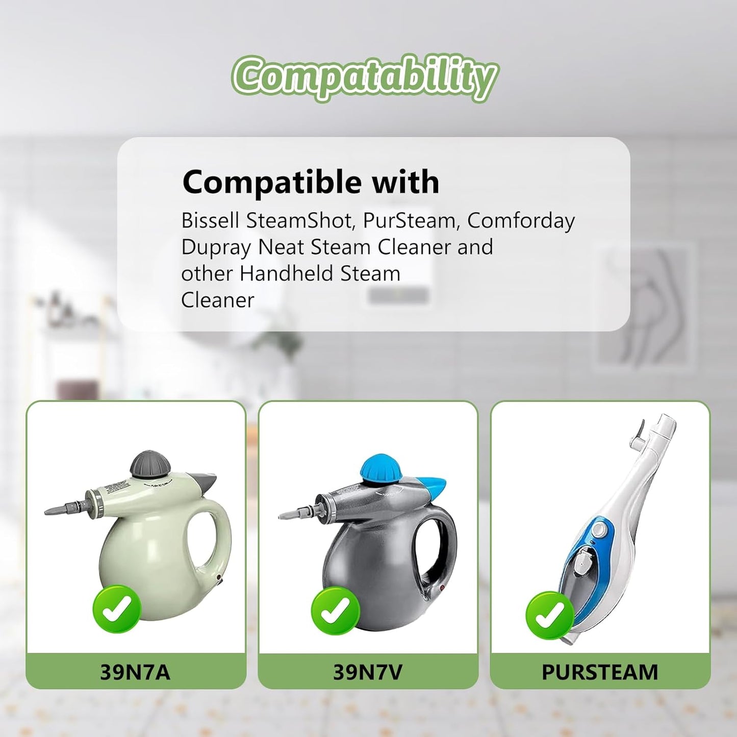 12Pack Microfiber Cloths for Handheld Steam Cleaner Compatible with Bissell Steam Shot, Comforday, PurSteam, Wagner Spraytech, Universal Washable Steam Cleaner Accessories