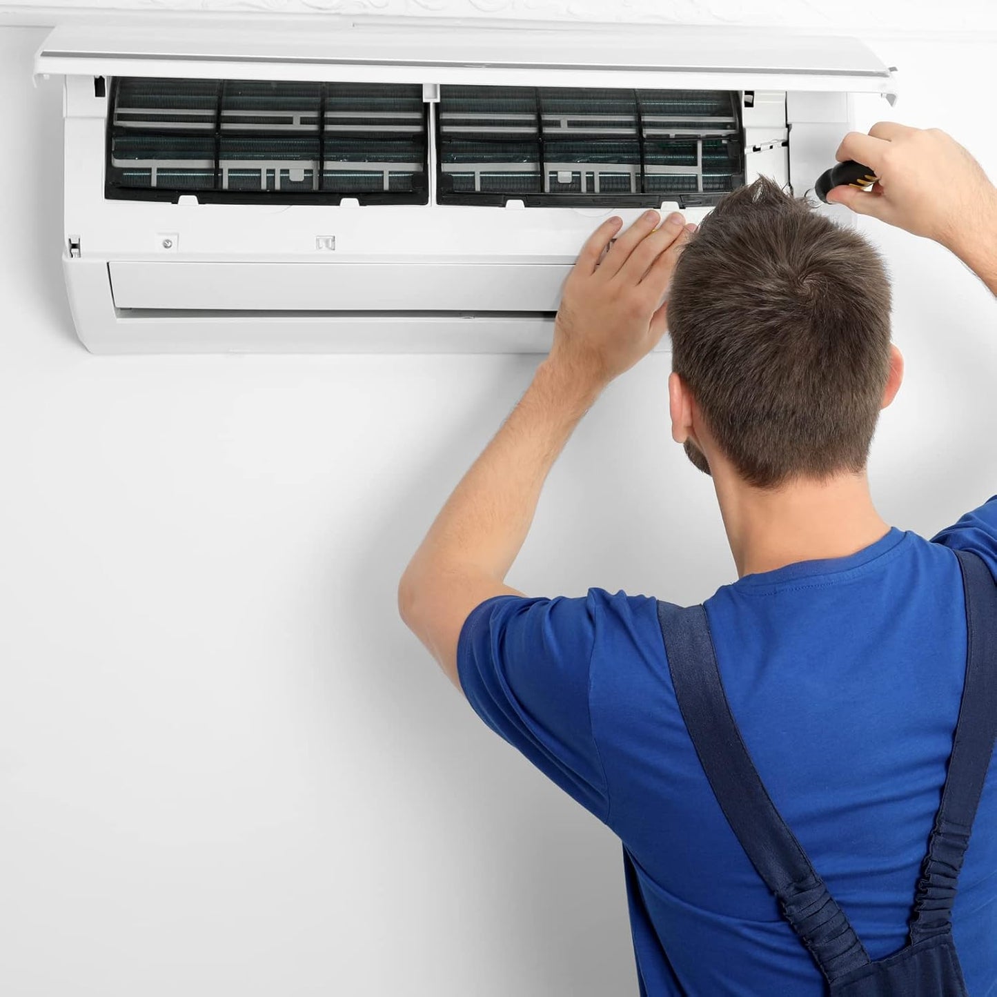 PATIKIL 47.2" x 78.7" Air Conditioner Air Filter Material, Plastic Dustproof Filtering Mesh Screen Replacement for Air Conditioning, Black