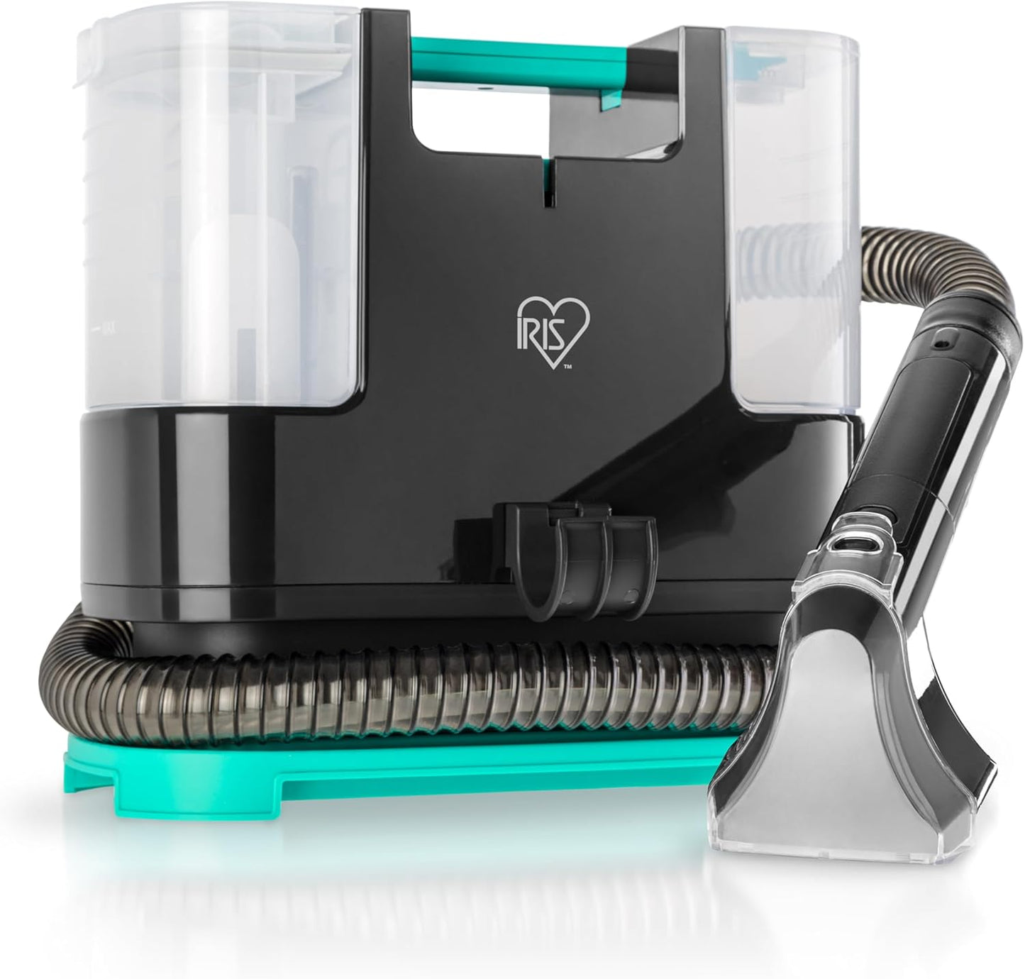 IRIS USA Carpet Spot Cleaner Machine 110V with Auto Spray for Low Pile Carpet, Couch, Sofa, Upholstery, Car Detailing, Shallow Berber Rug, Lightweight Portable Chemical-Free Stain Remover, 1000mL Tank