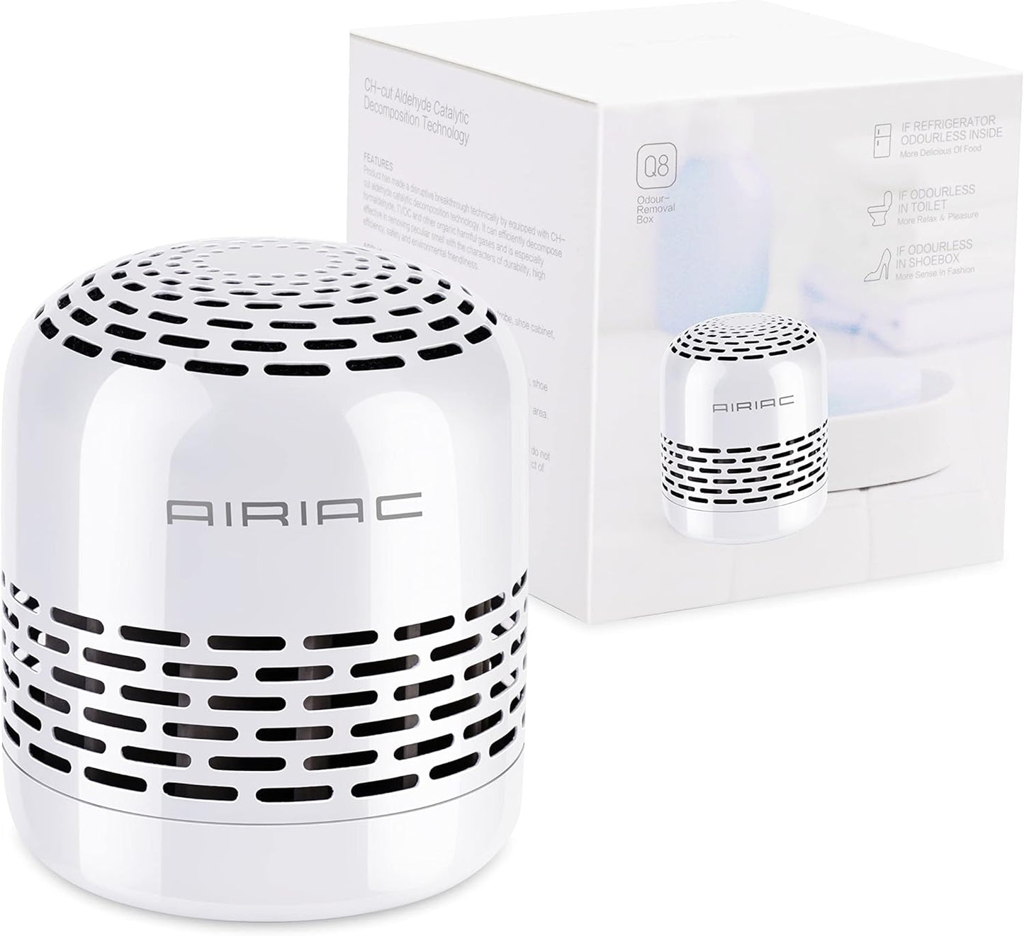 Fridge Deodorizer,10-Year Refrigerator Deodorizer Odor Eliminator,Replaces Baking Soda for Fridge and Freezer Absorber Charcoal Bags