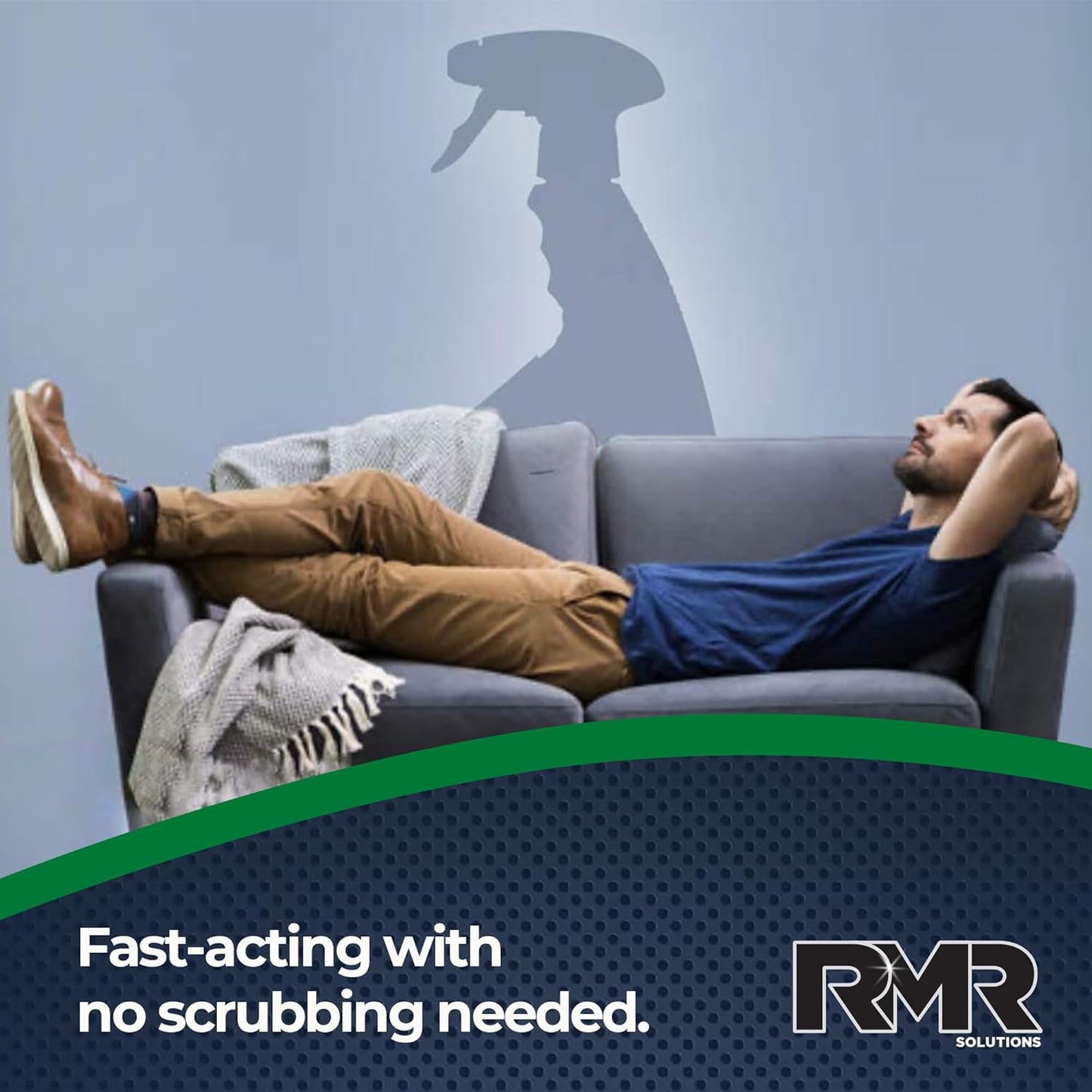 RMR-86 Instant Mold Stain and Mildew Stain Remover Spray - Scrub Free Formula, 2.5 Gallon (320 Fl Oz)