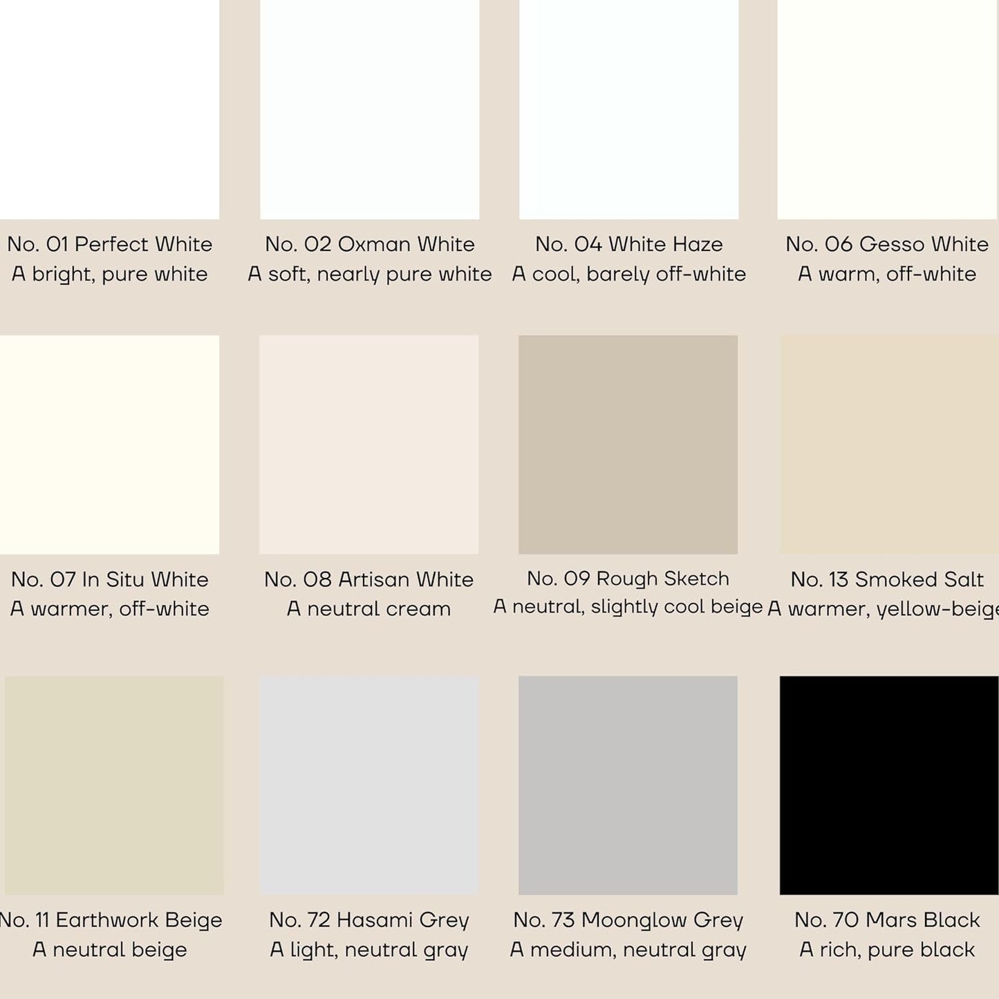 soto Beige Paint Touch Up, Matte Finish w/Brush-in-Bottle (No. 09 Rough Sketch) – Quick drying for Home Repairs, Kitchen Cabinets and more, 1.5 Oz