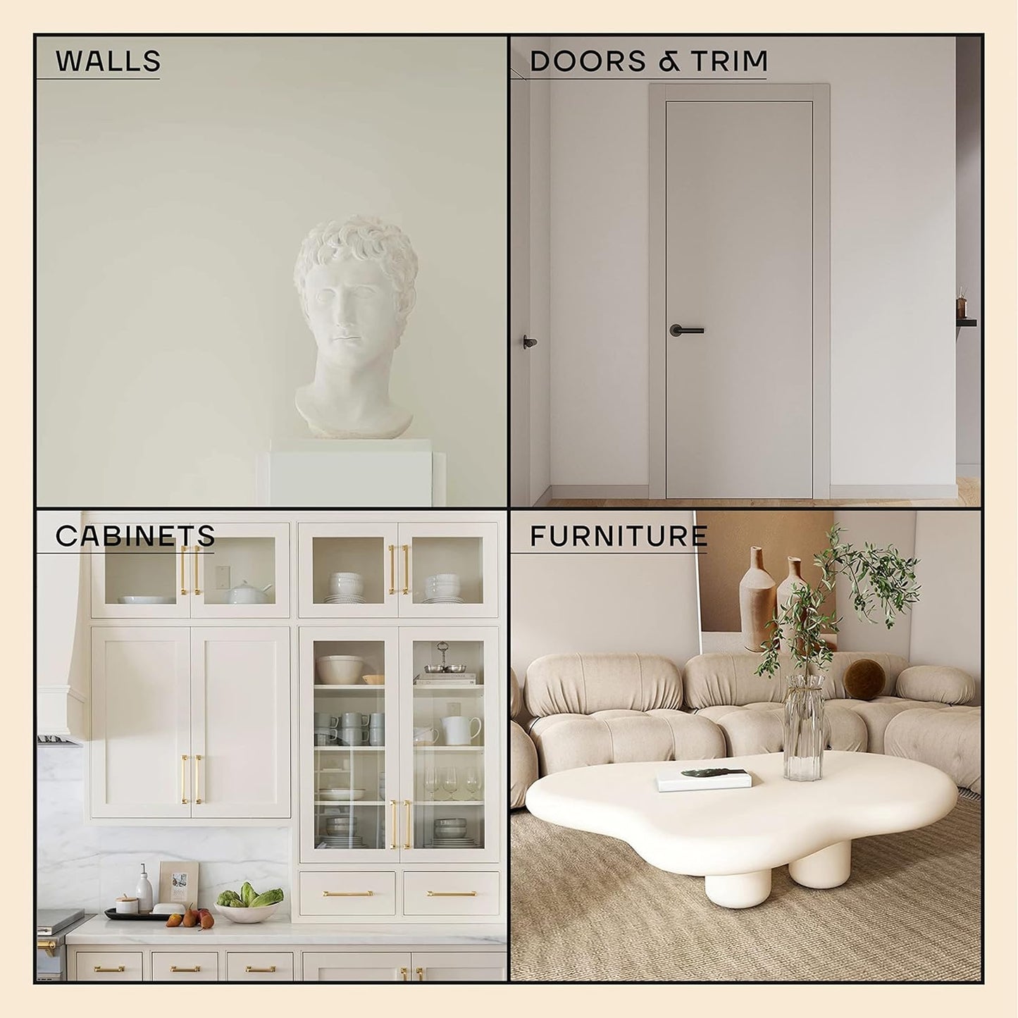 soto Beige Paint Touch Up, Multi-Surface, Matte Finish (No. 11 Earthwork Beige) — 10 Milliliters of Scratch Repair for Furniture, Walls, Cabinets, Trim, Doors, Indoor/Outdoor